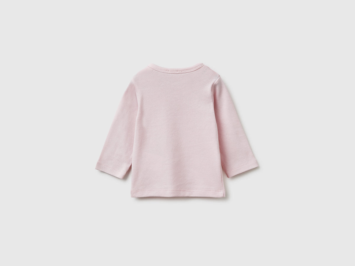 Maglietta con stampa in cotone bio