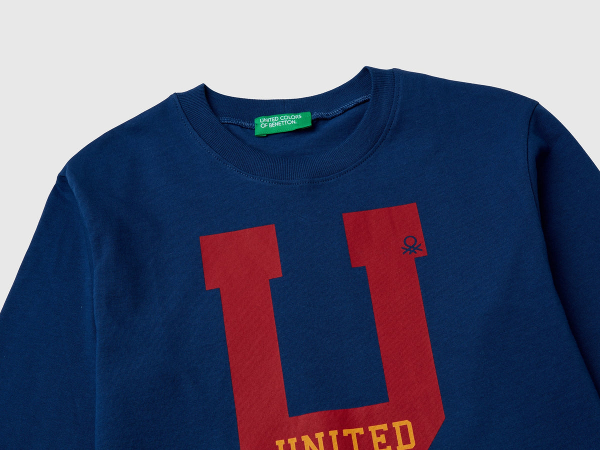 T-shirt con stampa in cotone