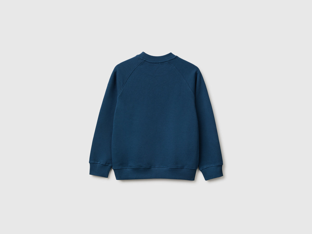 Felpa chiusa 100% cotone