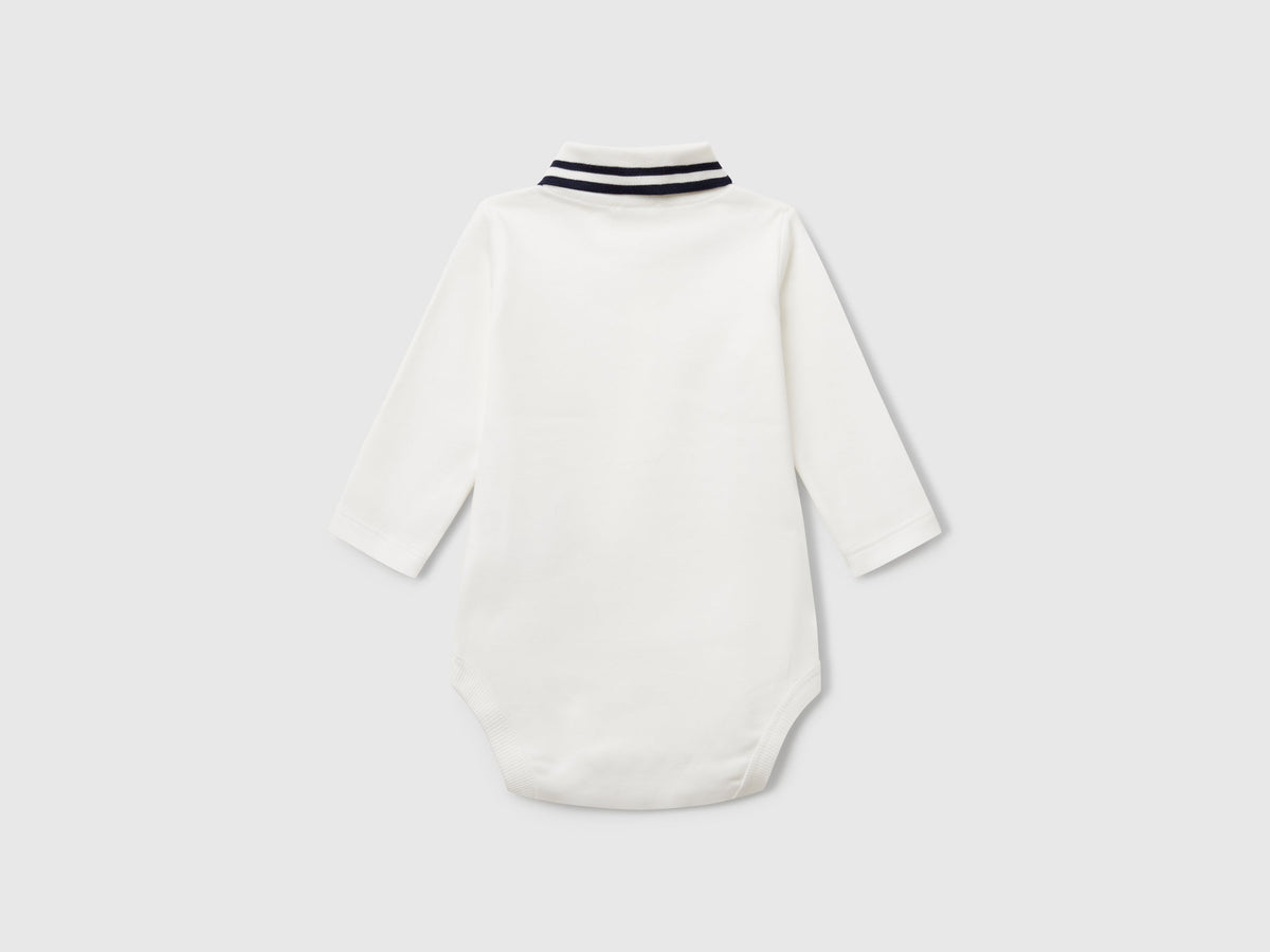 Body a polo in cotone