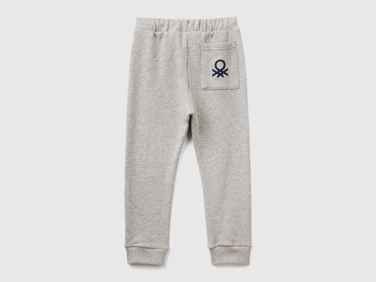 Pantaloni in cotone con logo