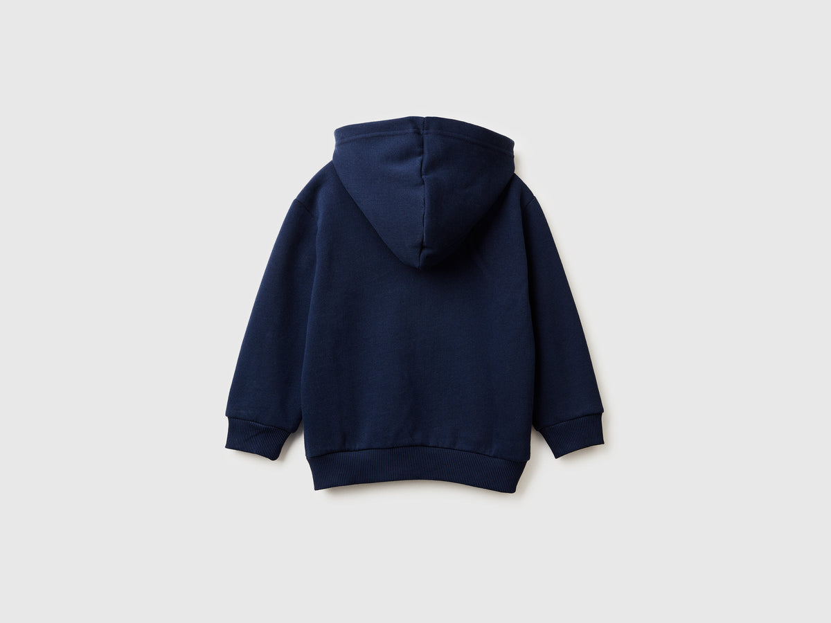 Felpa con cappuccio e zip