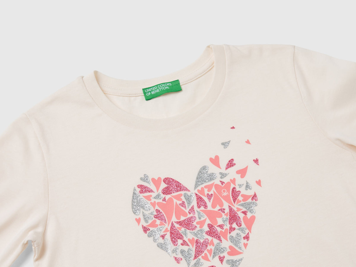 T-shirt manica lunga in cotone bio