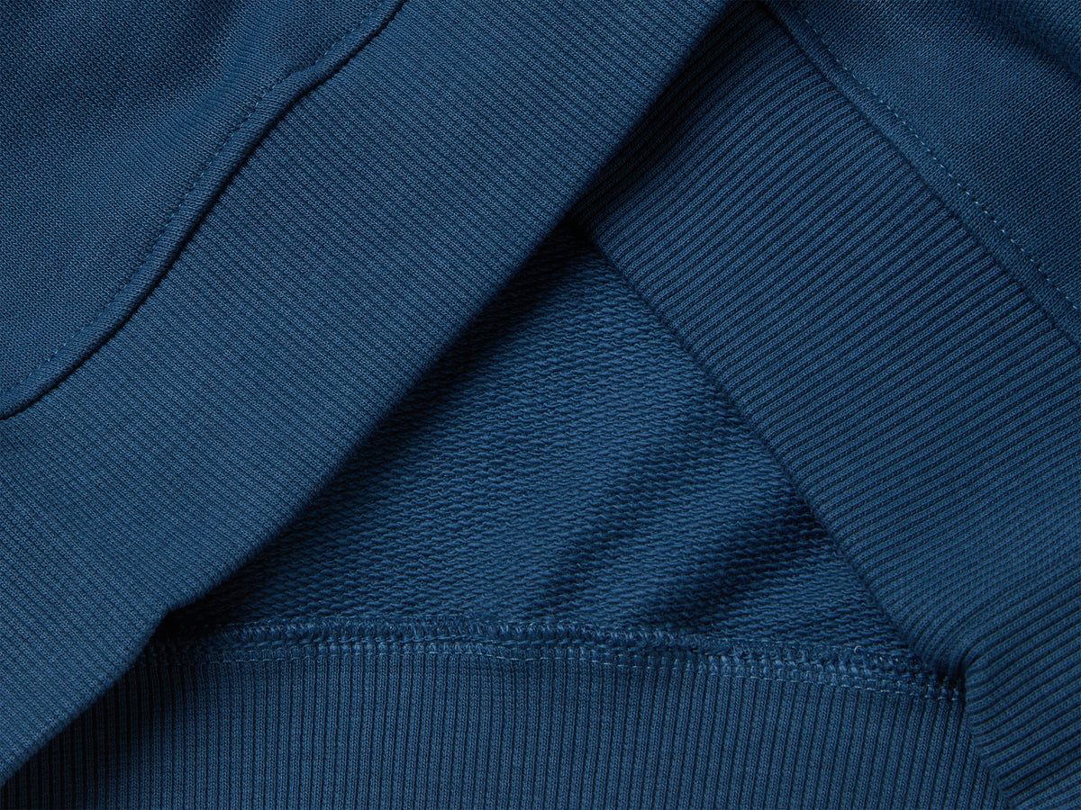 Felpa chiusa 100% cotone