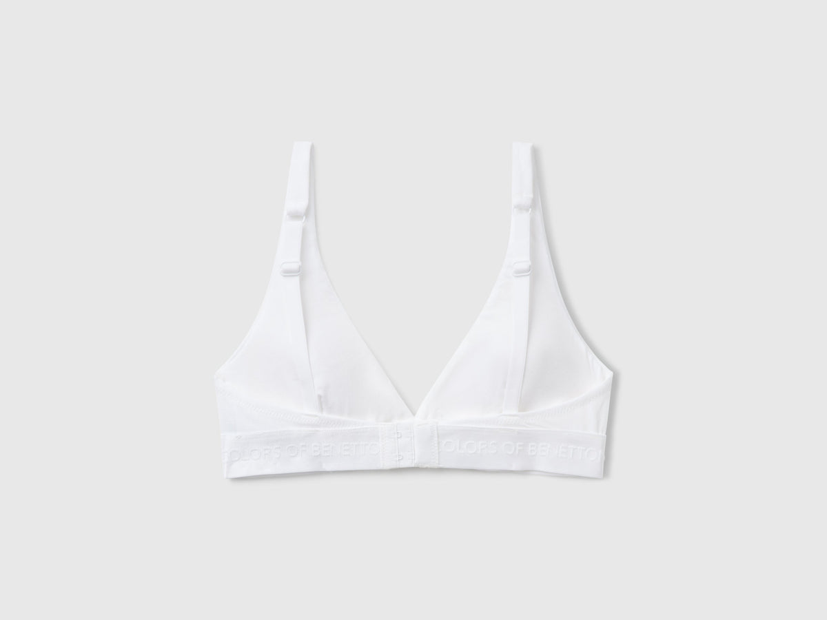 Reggiseno a triangolo in cotone stretch