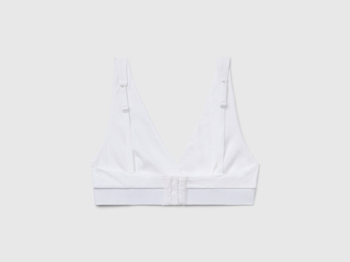 Reggiseno a triangolo in cotone stretch