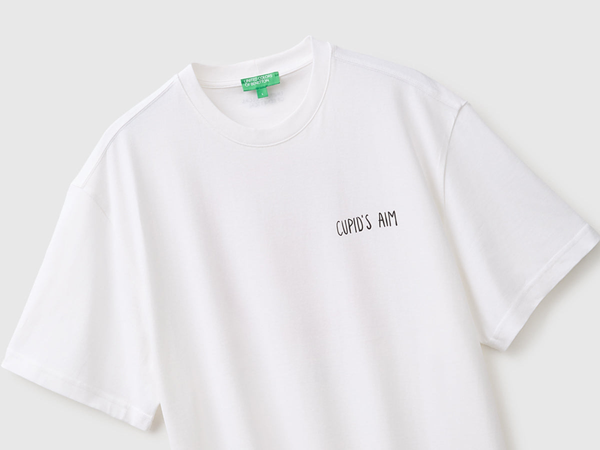 T-shirt relaxed fit con stampa