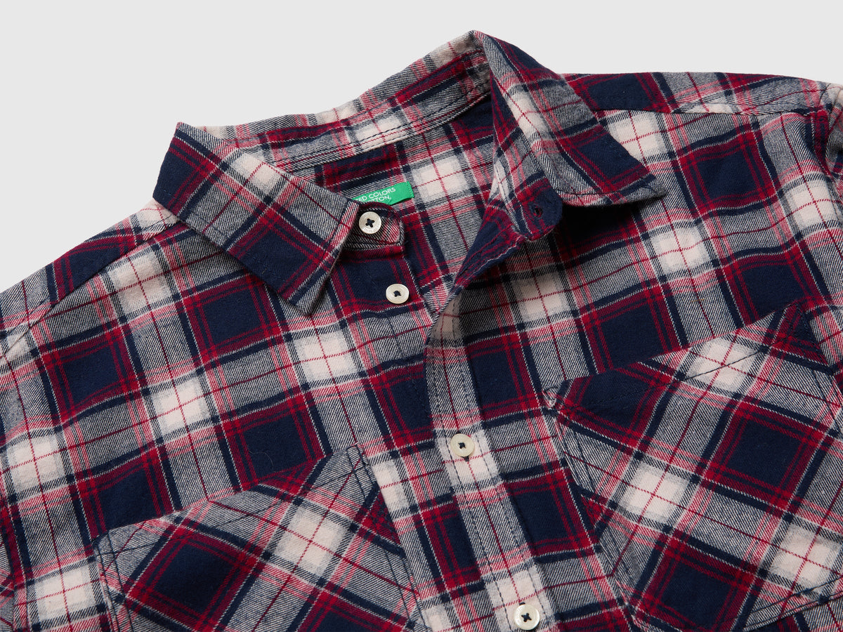 Camicia a quadri over fit