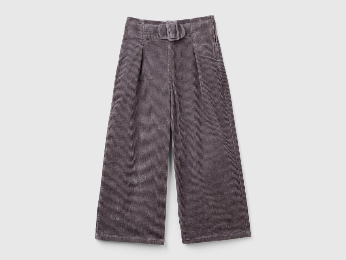 Pantaloni in velluto wide fit