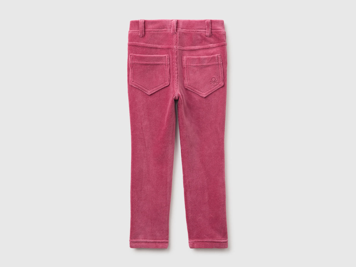 Pantaloni in ciniglia a costine