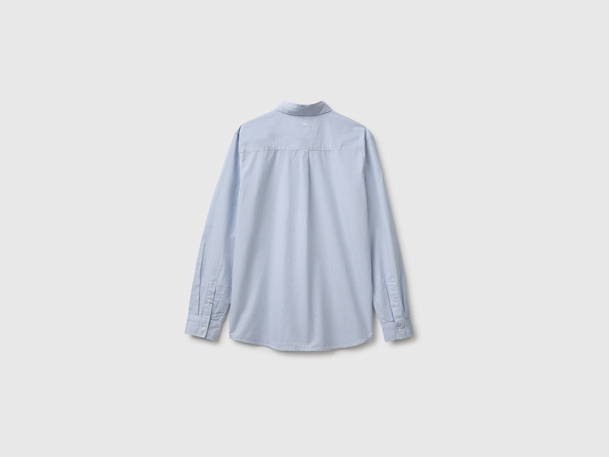 Camicia a righe 100% cotone