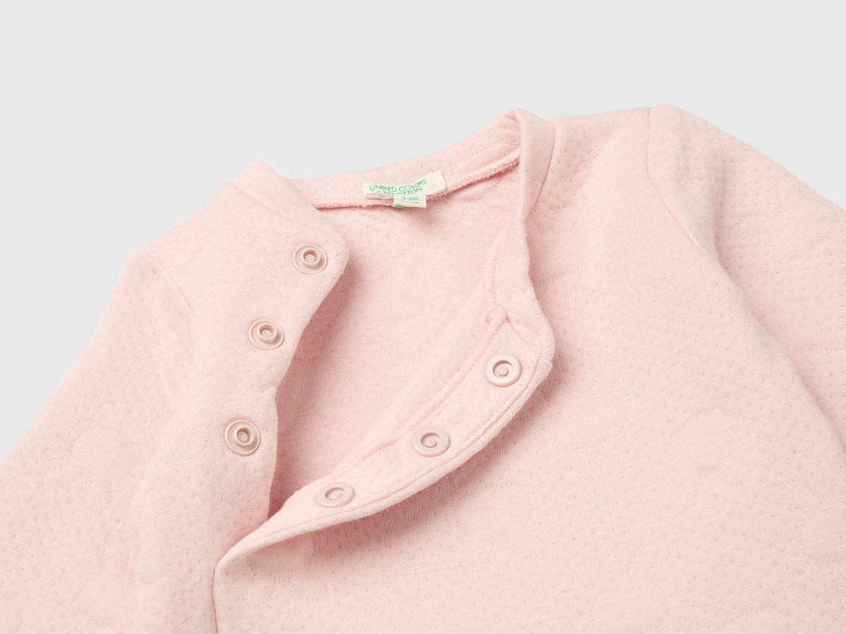 Tutina con coniglietti jacquard