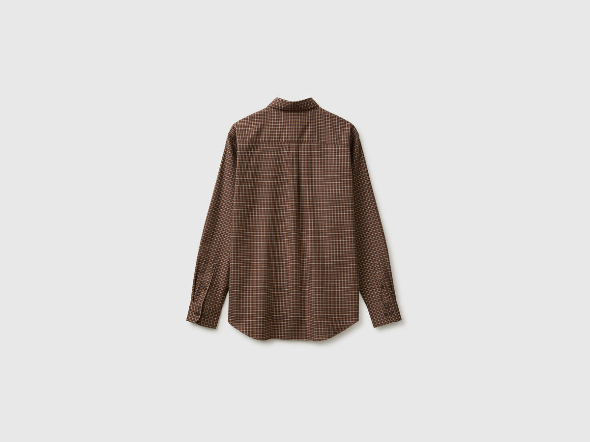 Camicia button down in flanella 100% cotone bio