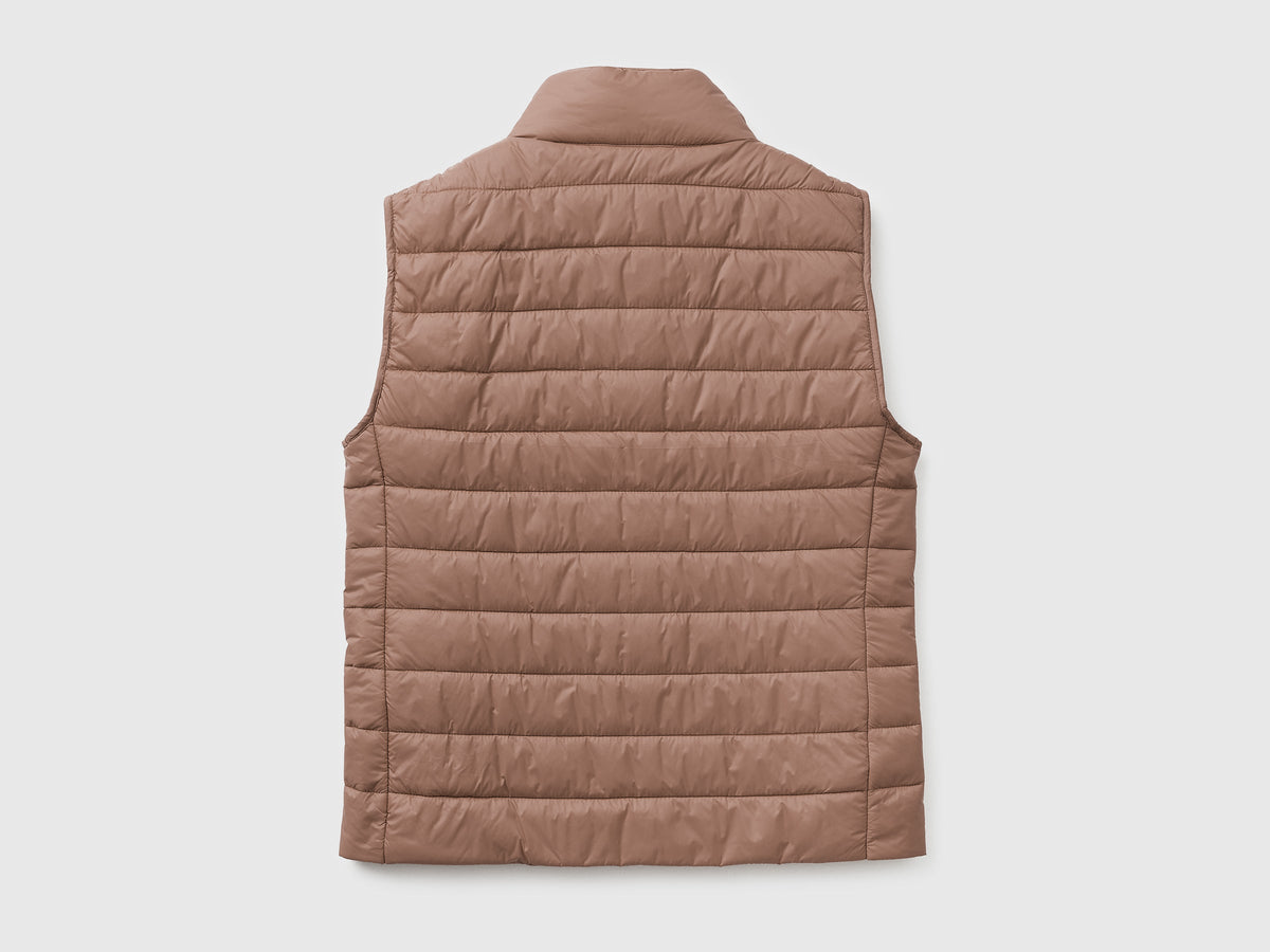 Piumino smanicato slim fit