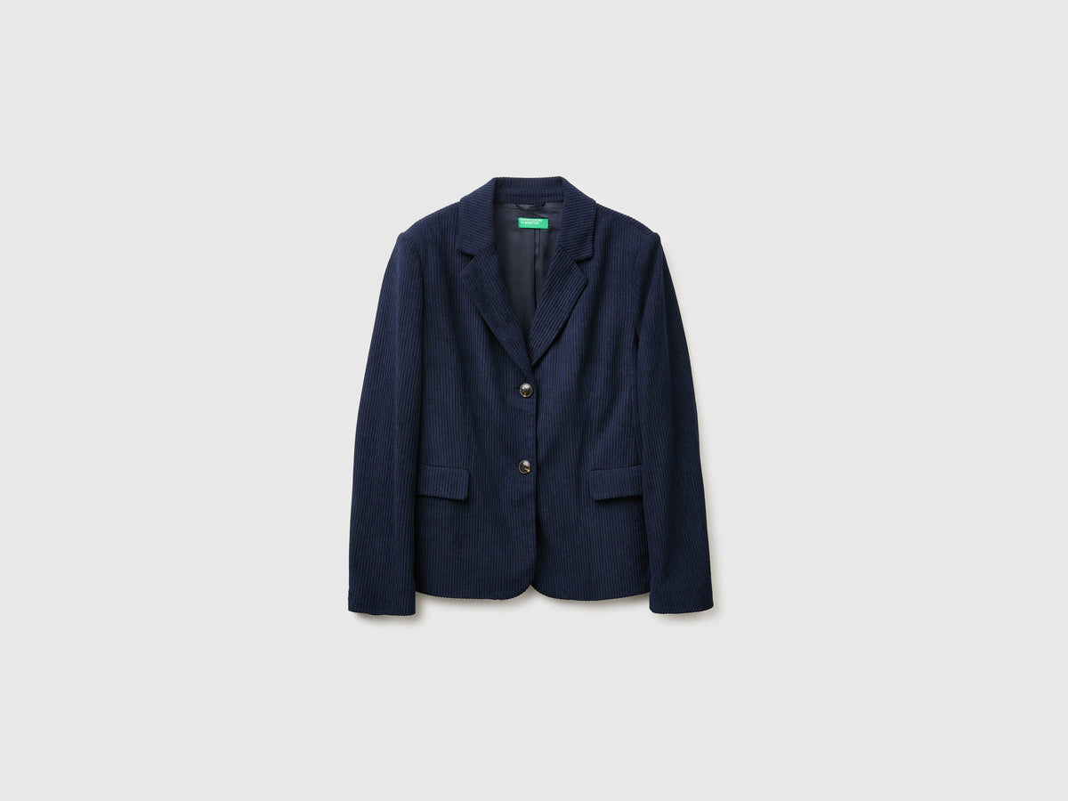 Blazer in velluto a costine
