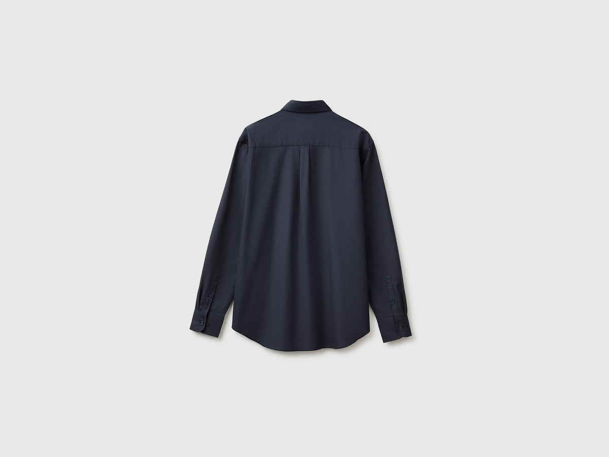 Camicia button down in flanella 100% cotone bio