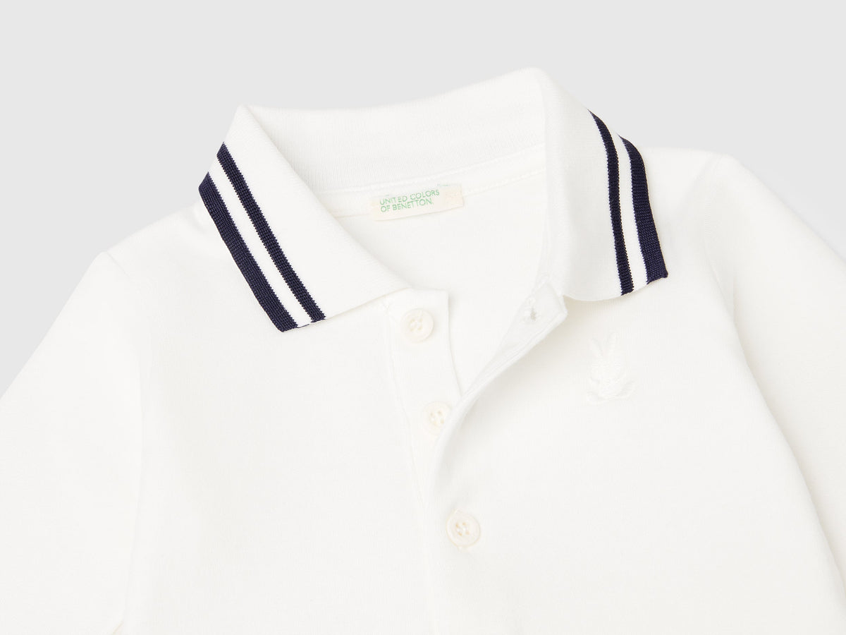 Body a polo in cotone