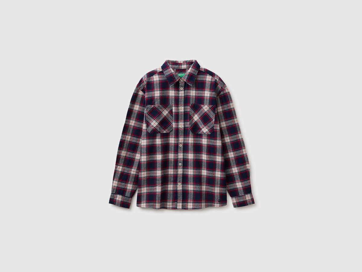 Camicia a quadri over fit