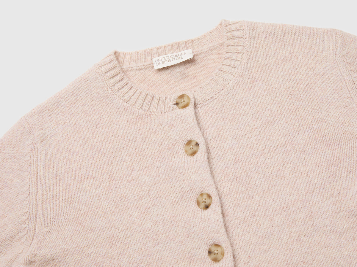 Cardigan 100% lana Shetland