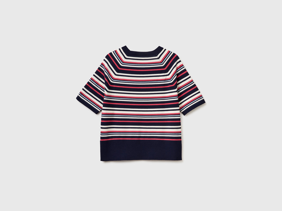 Maglia manica corta a righe