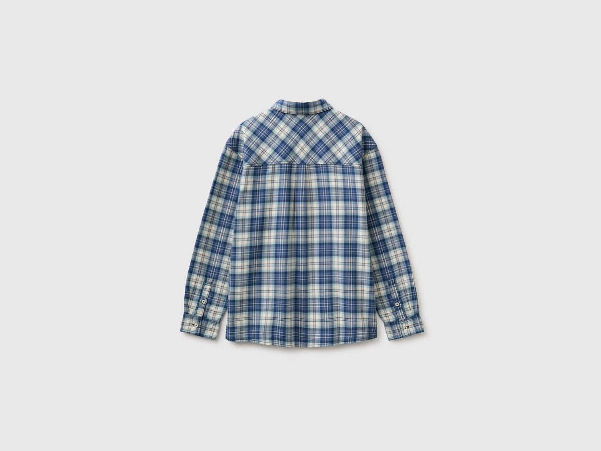 Camicia a quadri over fit