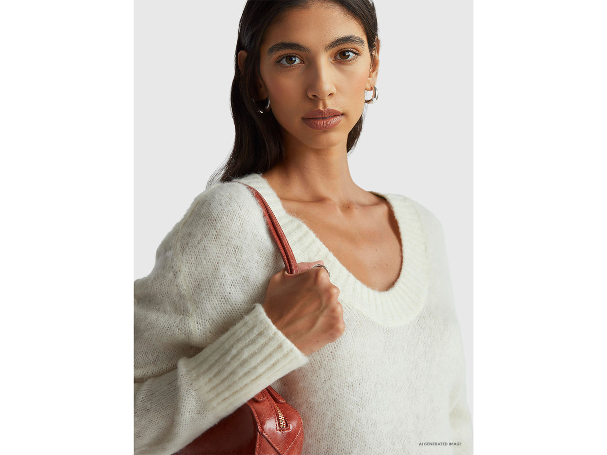 Calda maglia in misto mohair