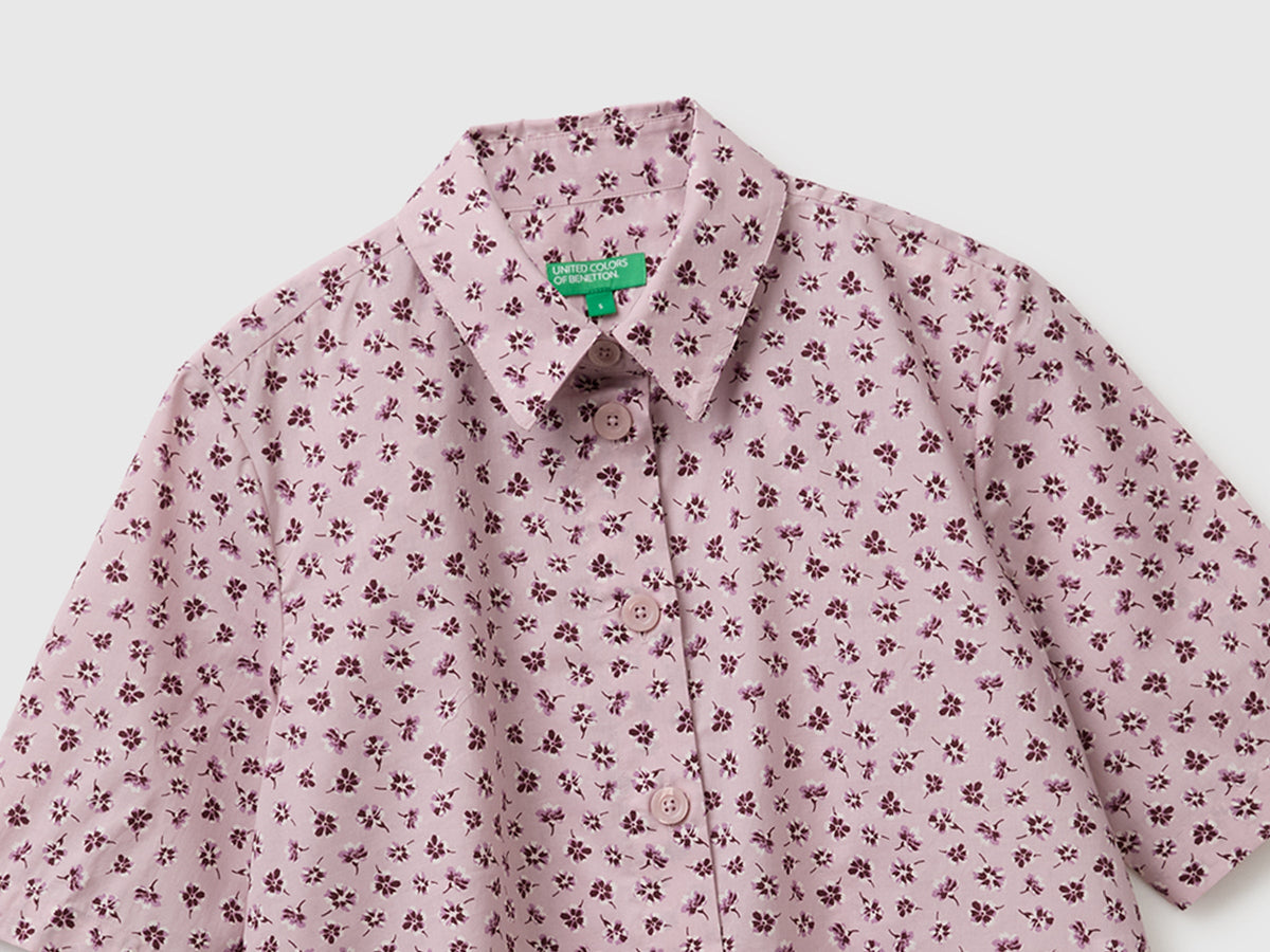 Camicia fantasia a manica corta