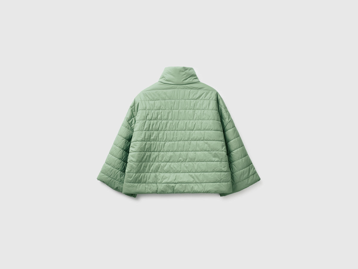 Piumino leggero con manica 3/4