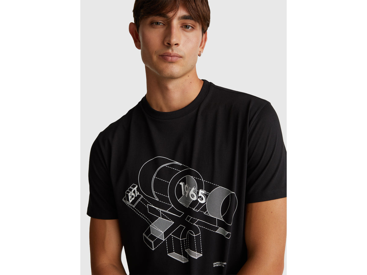 T-shirt in cotone con logo