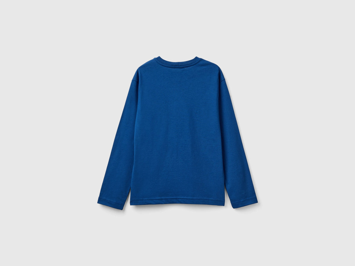 T-shirt manica lunga in cotone bio