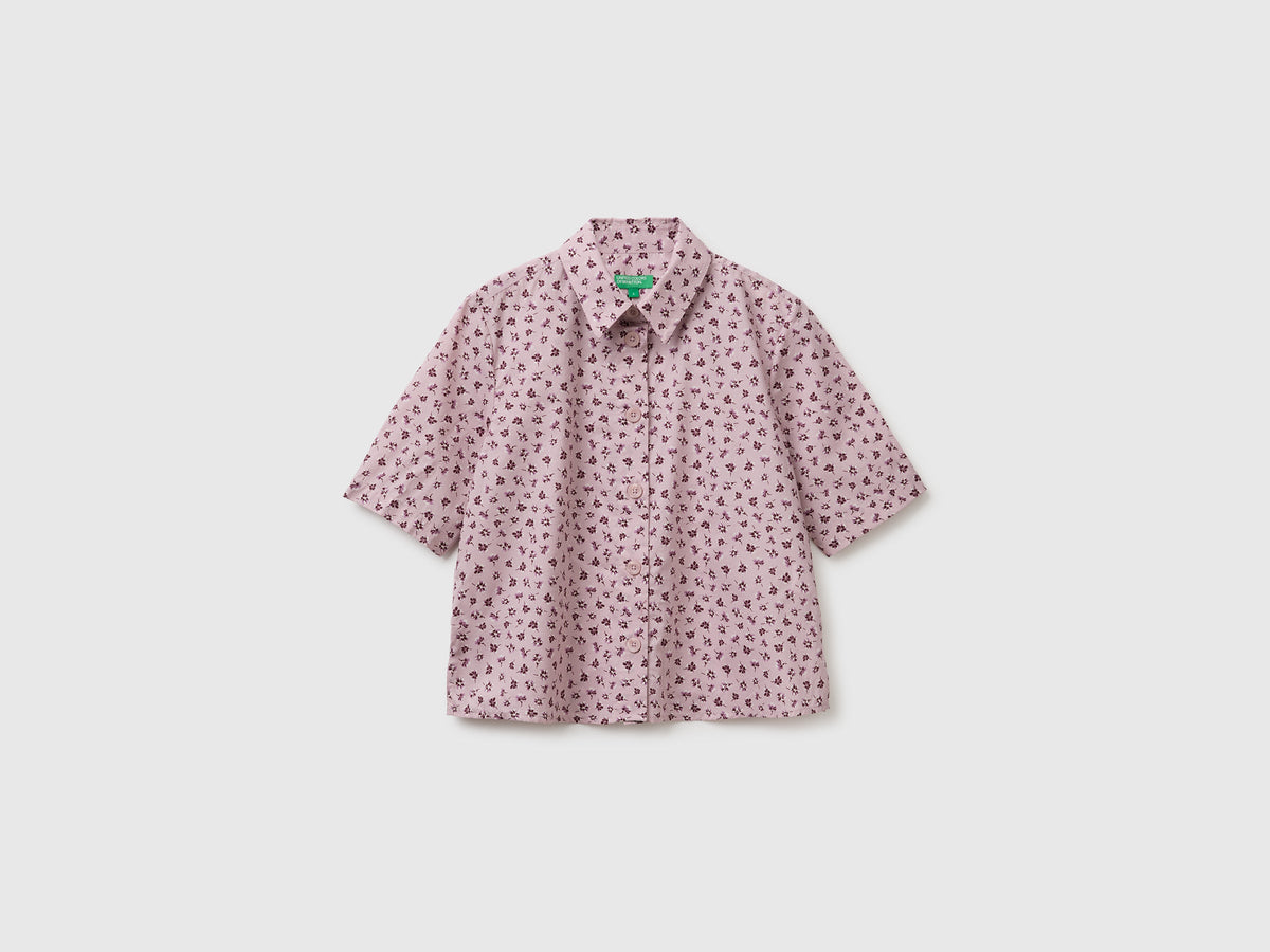 Camicia fantasia a manica corta