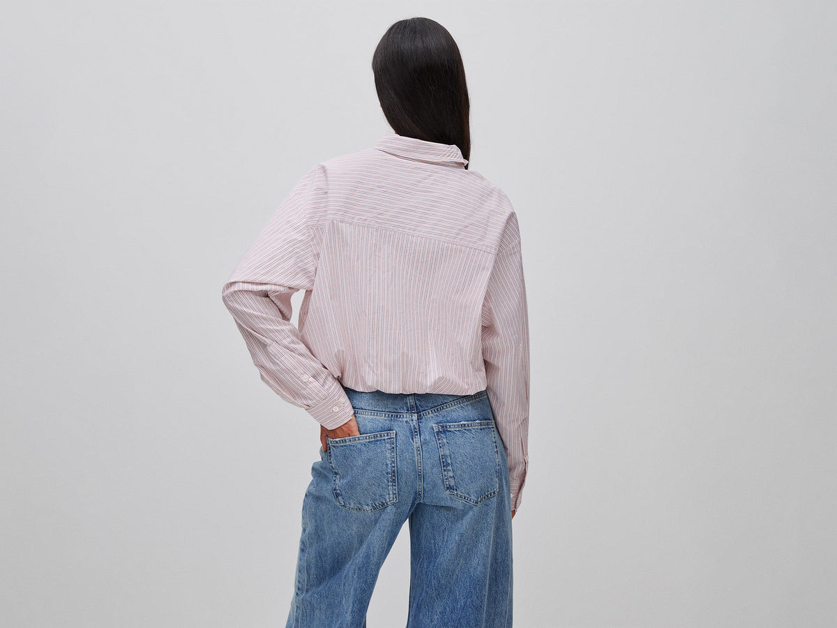 Camicia a righe con top interno