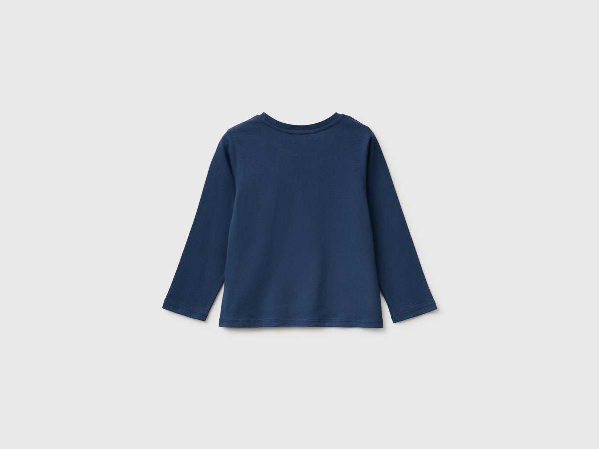 T-shirt con stampa effetto rigonfio