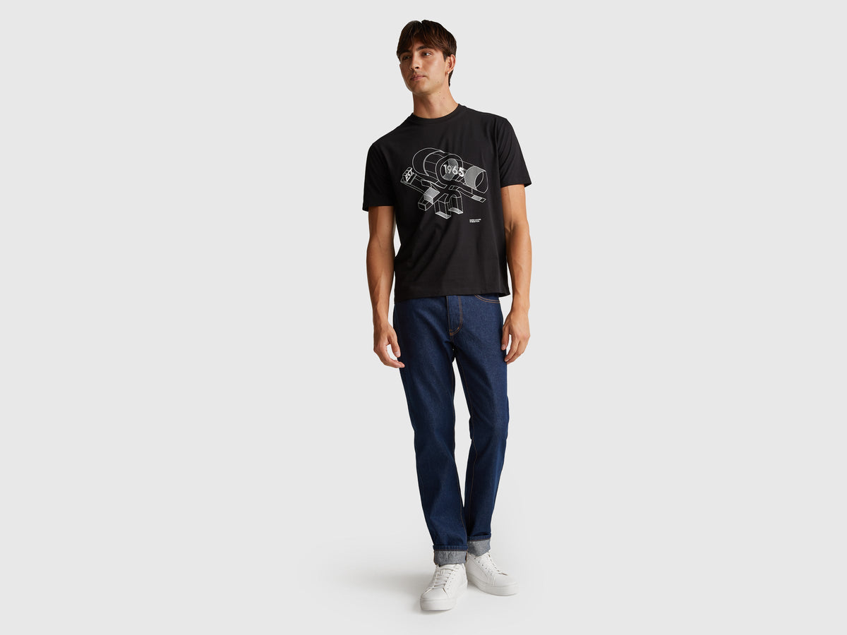 T-shirt in cotone con logo