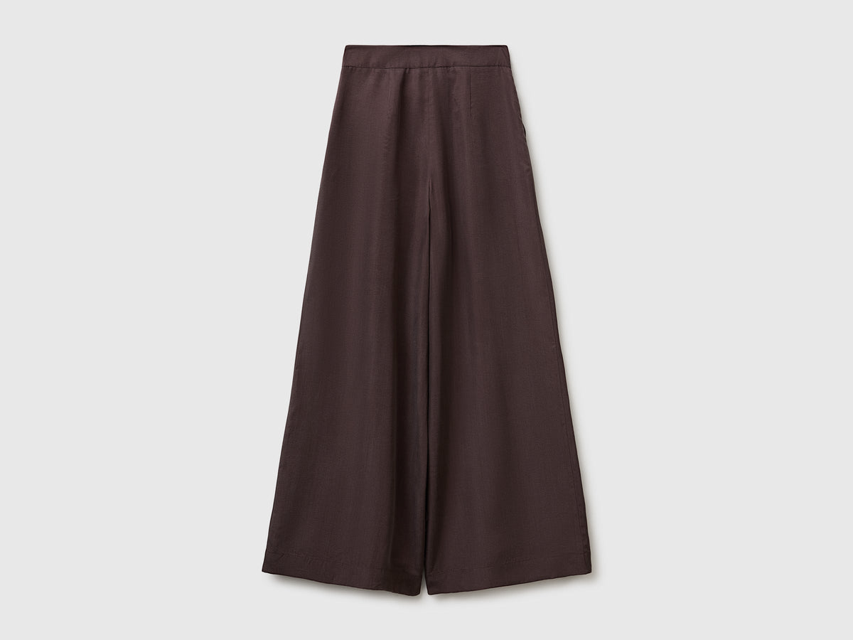 Pantaloni ampi 100% lyocell