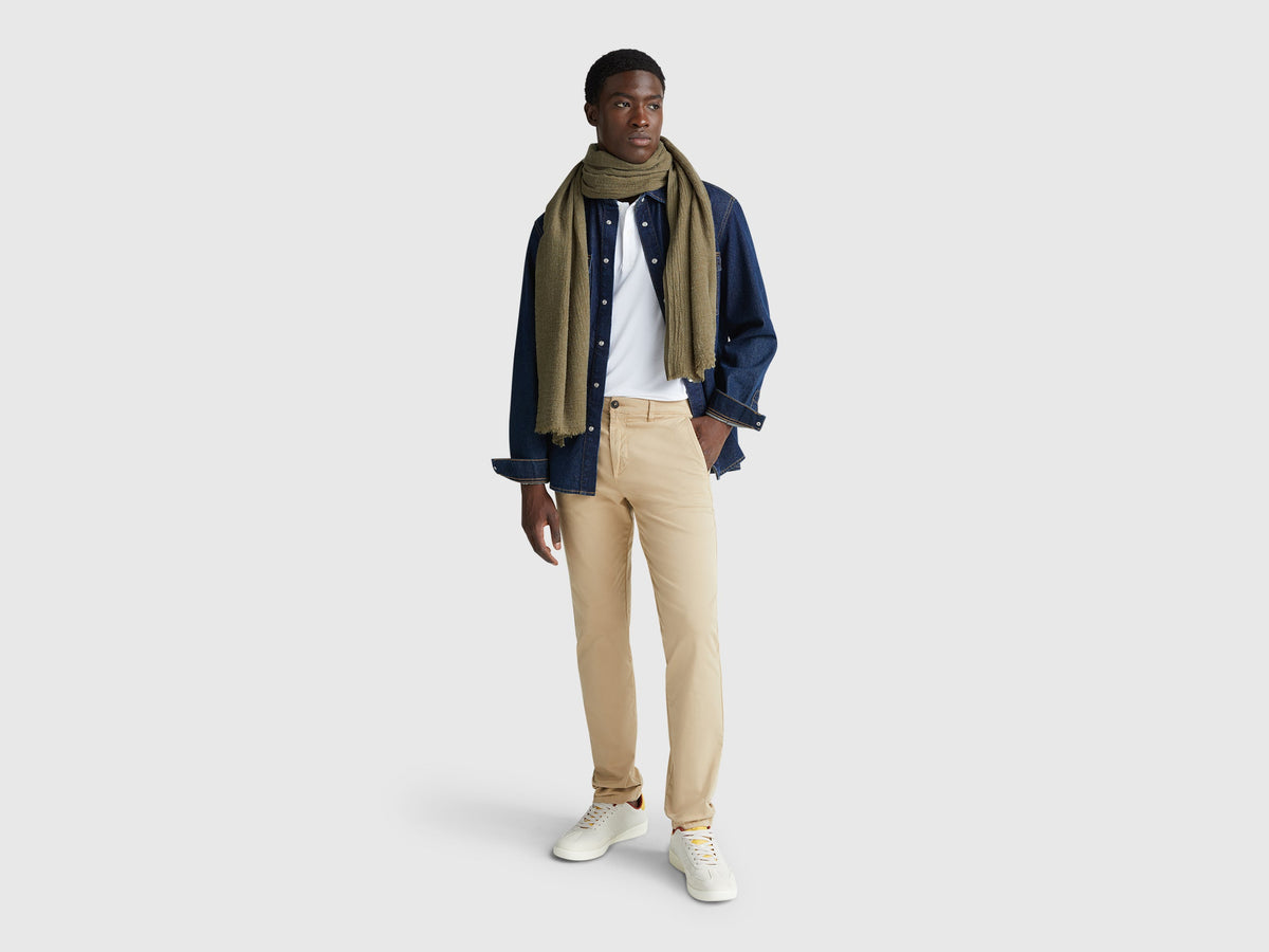 Chino slim fit in cotone