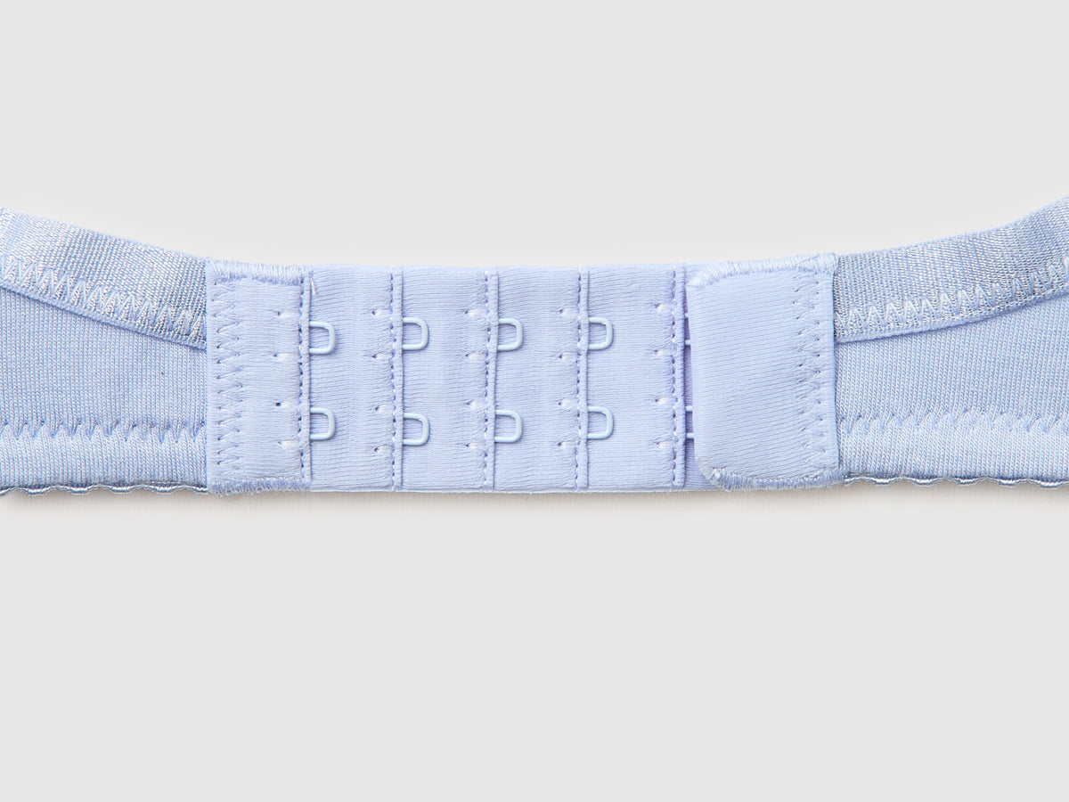 Reggiseno in misto seta con pizzo