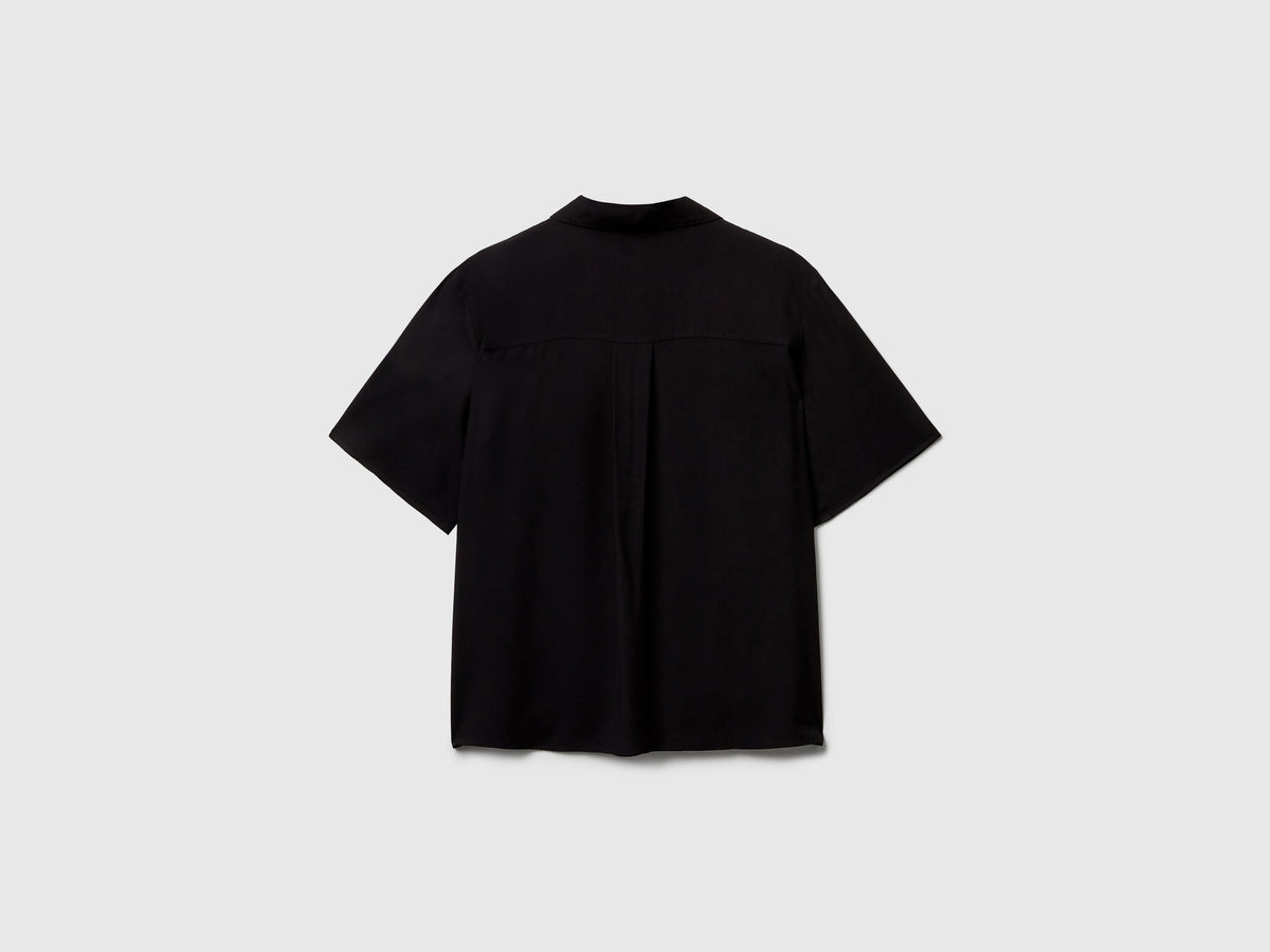 Camicia manica 3/4 in viscosa