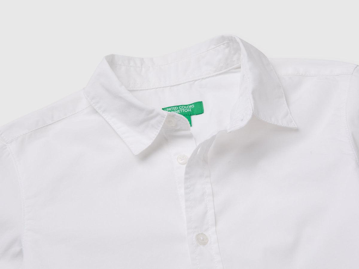 Camicia a righe 100% cotone