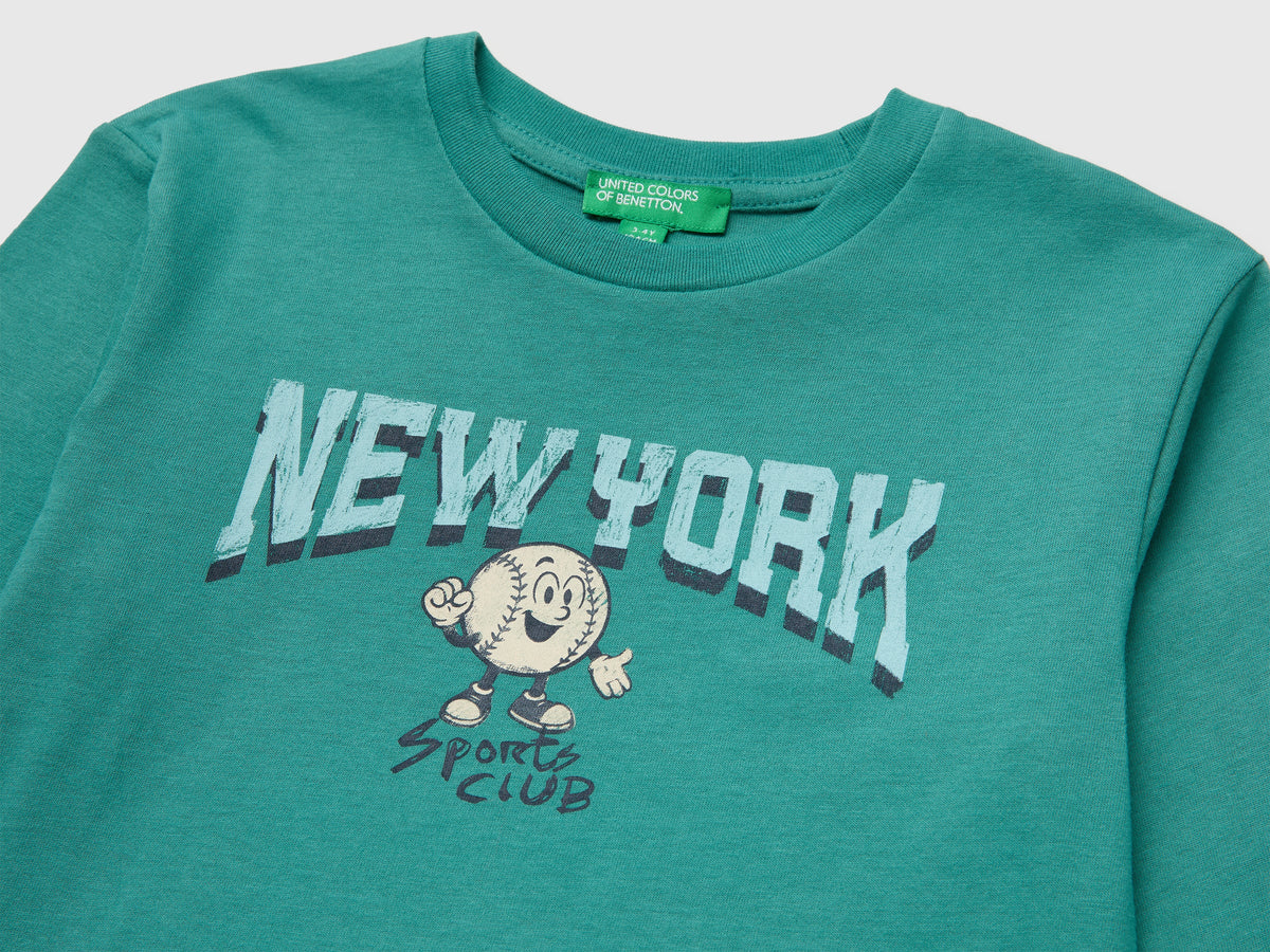 T-shirt 100% cotone bio con stampa