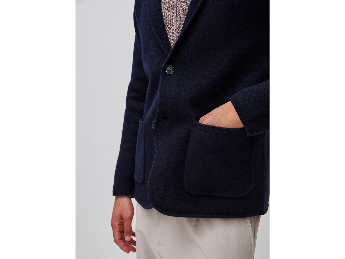 Blazer 100% lana cotta