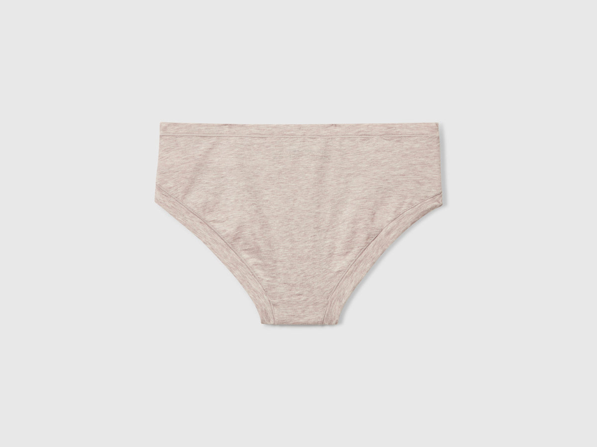 Slip fianco alto in cotone super stretch