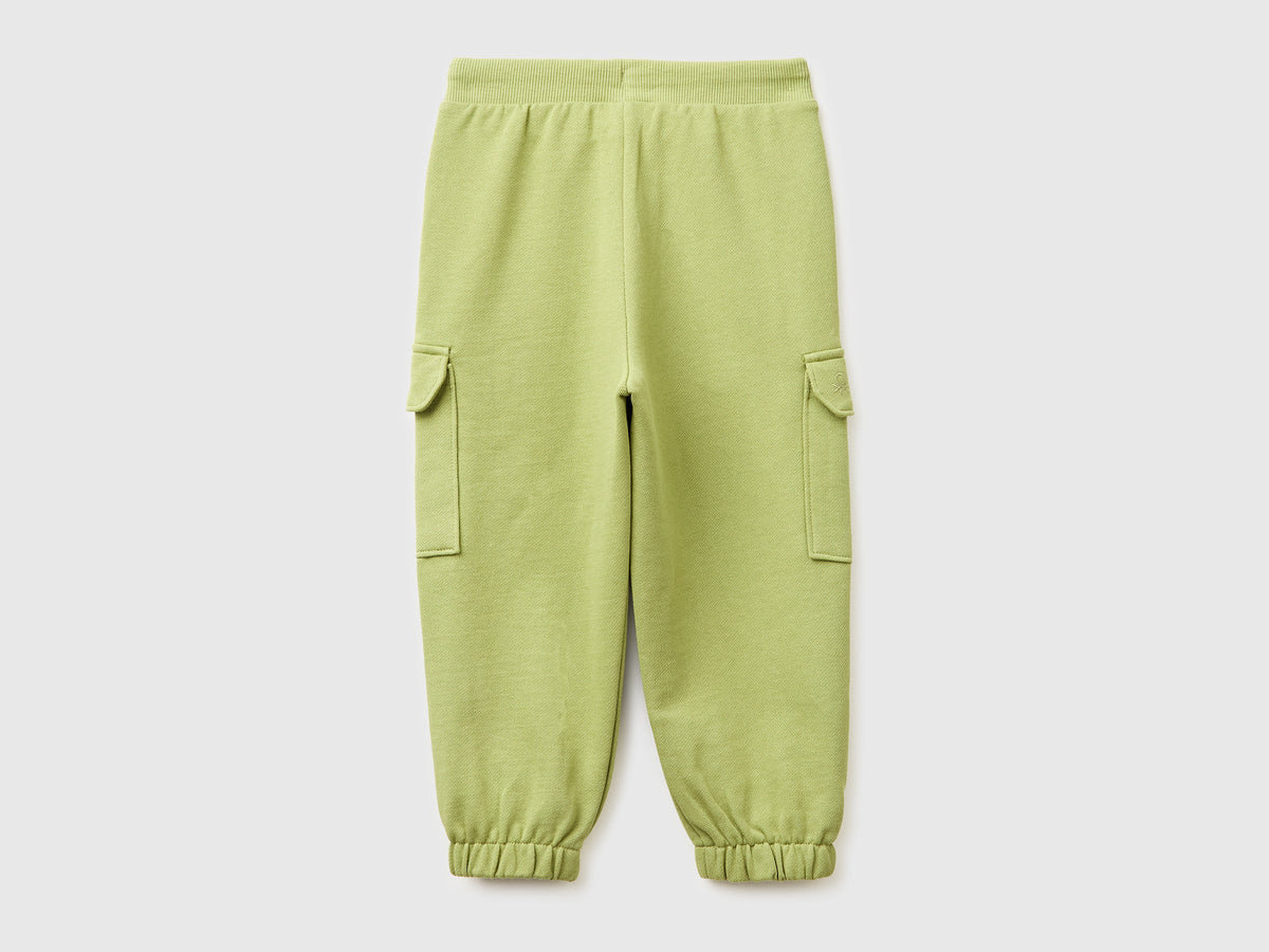 Joggers cargo in felpa