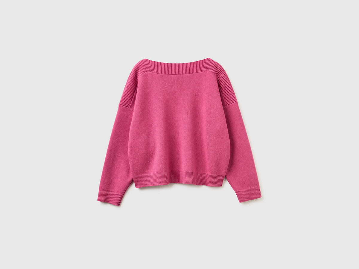 Maglia jacquard boxy fit