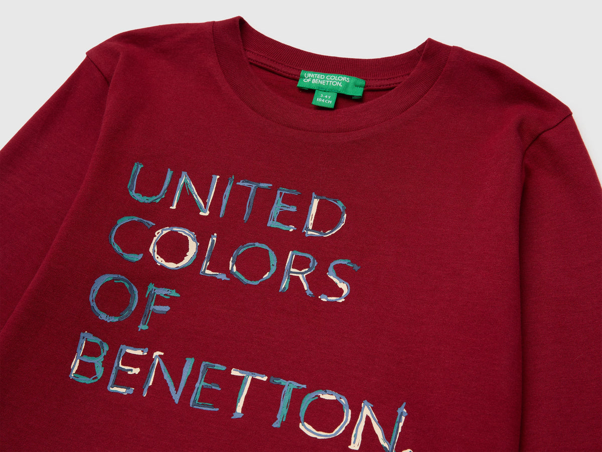 T-shirt manica lunga con stampa