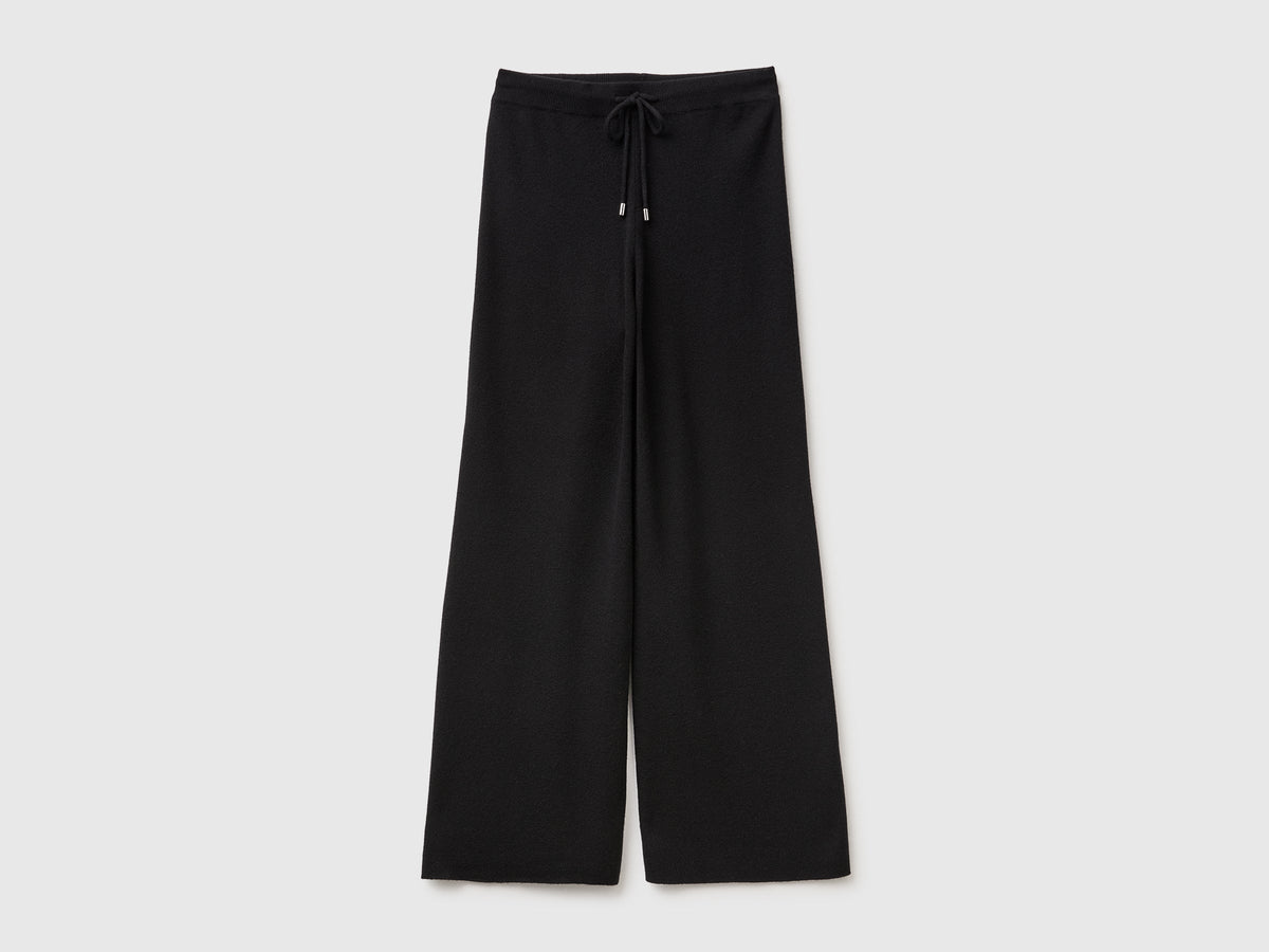 Pantaloni in maglia di misto cashmere