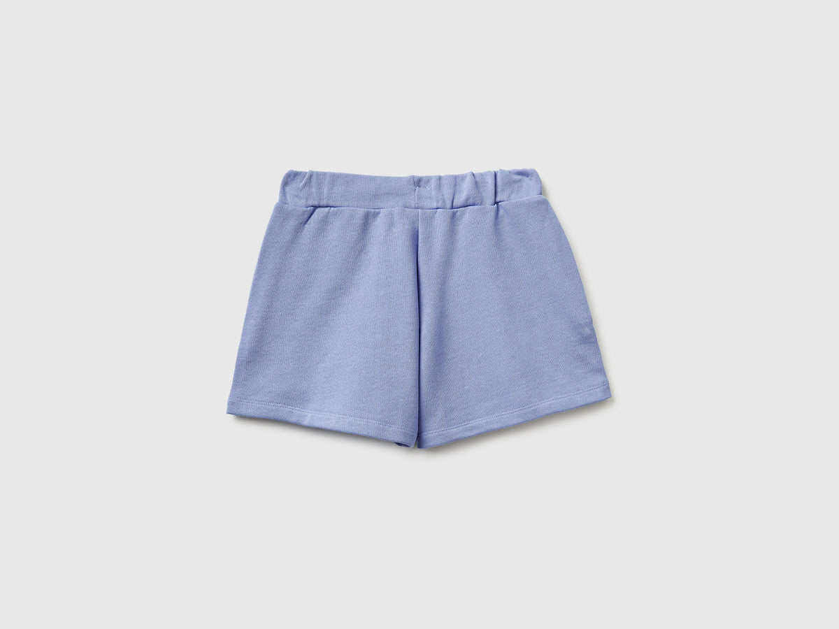 Shorts in felpa con coulisse