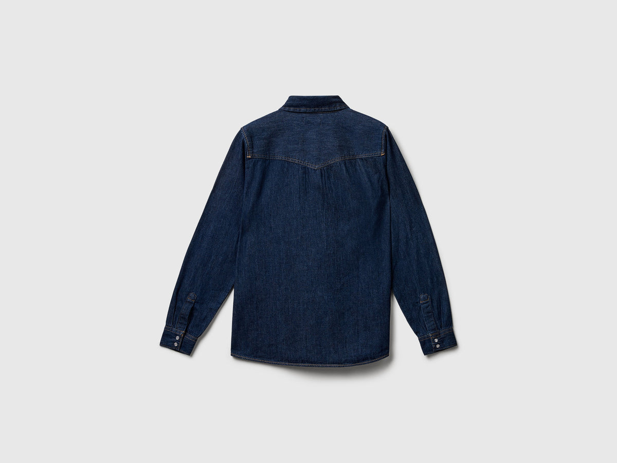 Camicia western di jeans
