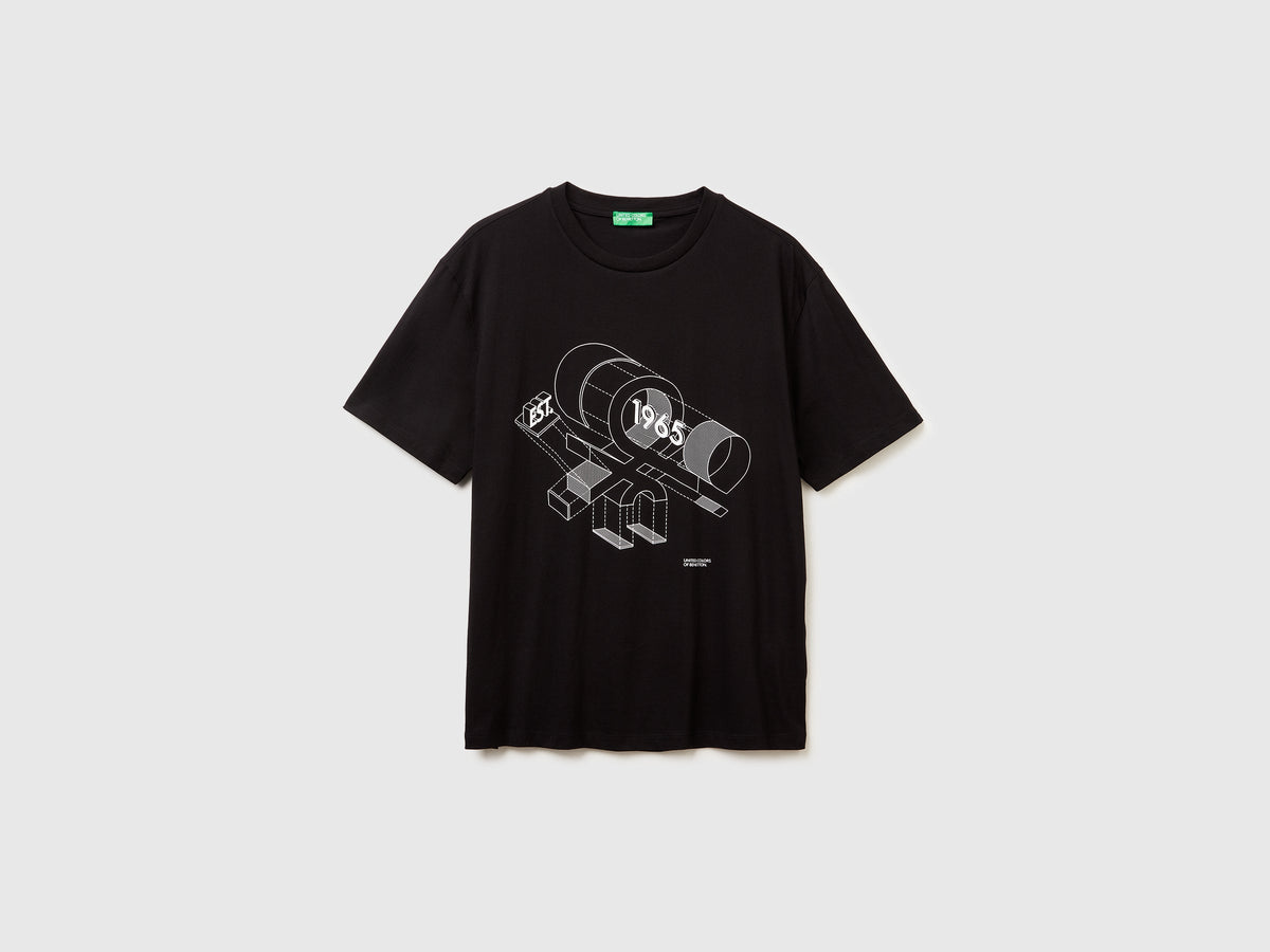T-shirt in cotone con logo