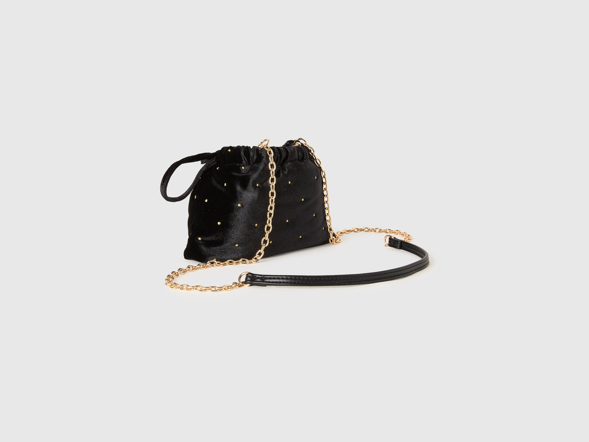 Borsa in velluto con coulisse